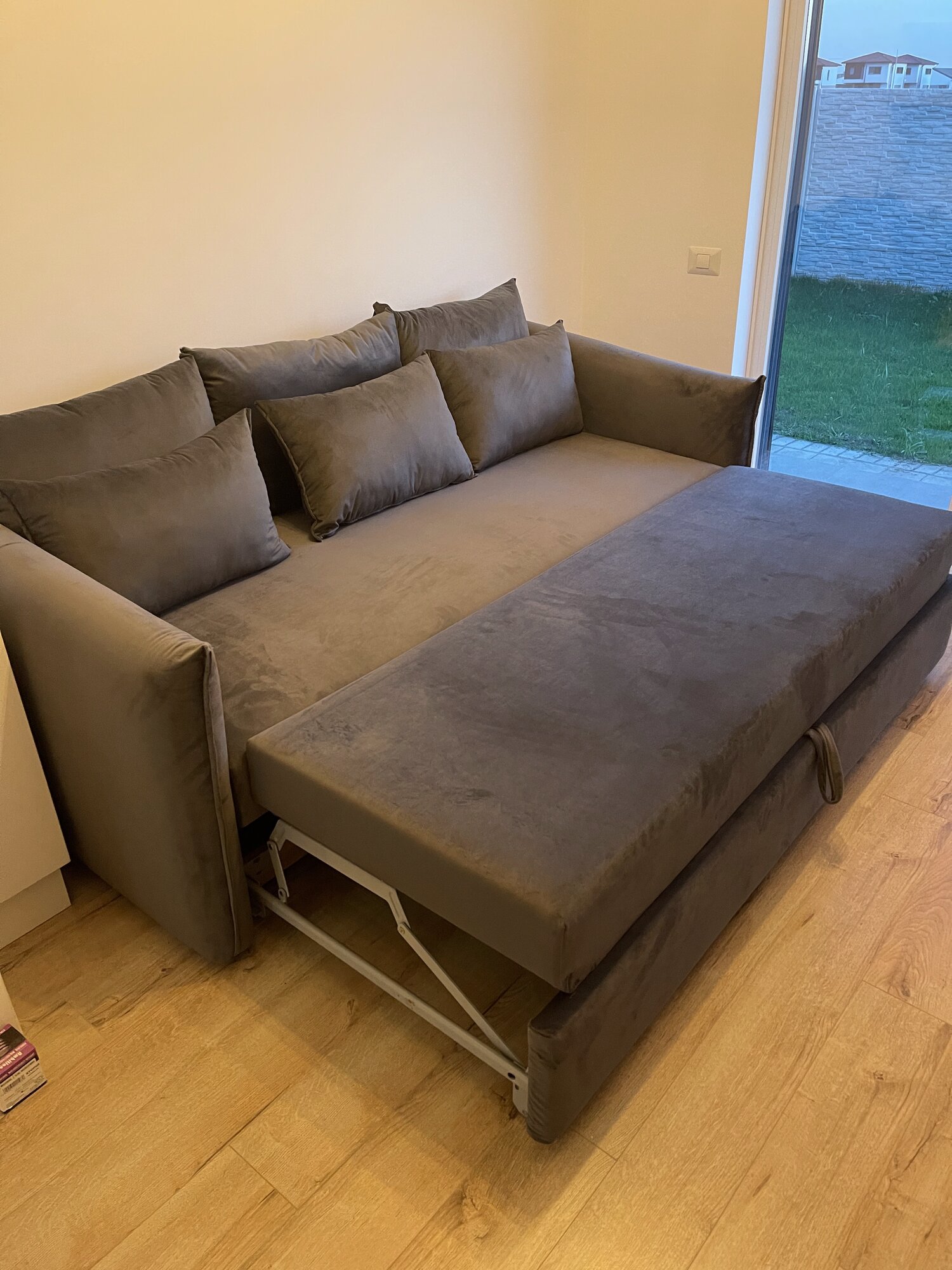 Canapea Extensibila Gri