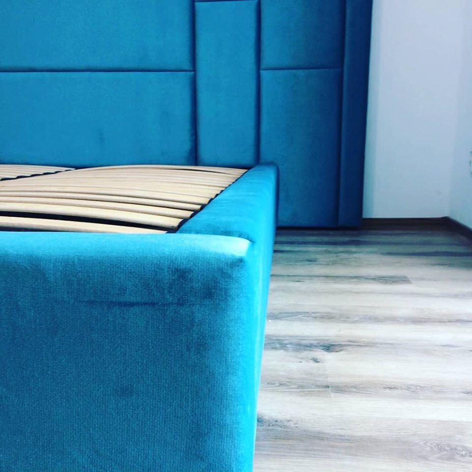 Tablie Pat Panel Rectangular Albastru Clasic